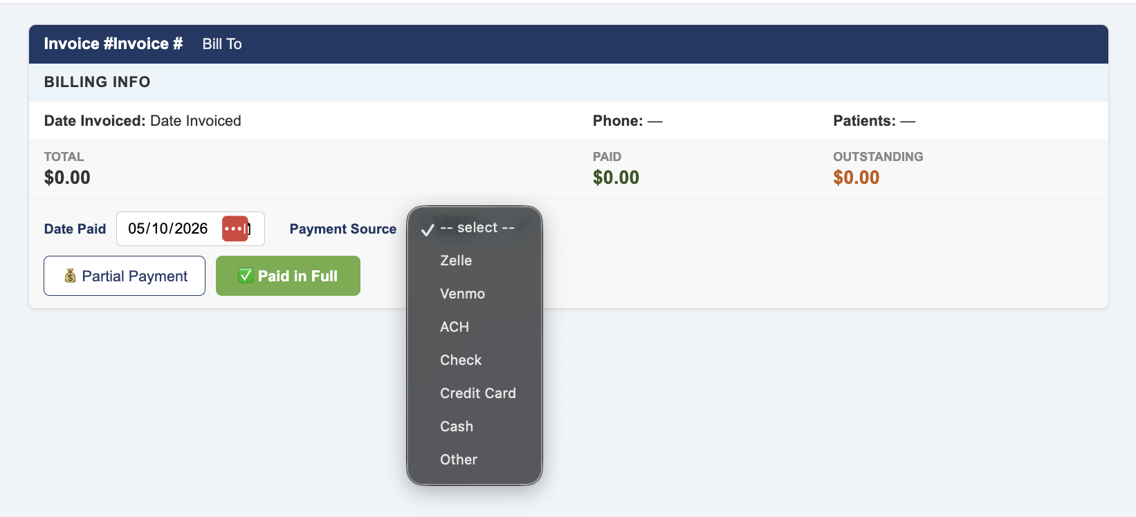 InvoiceAndCollect payment reconciliation